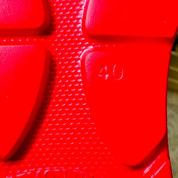 Lemon Jelly Sandals Womens 9.5 EU 40 Red Platform Slip On Slides Summer - Picture 12 of 13